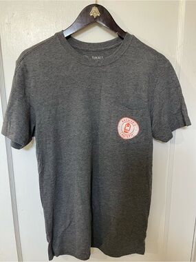 Brewers Lantern Men’s Grey Graphic Pocket T-Shirt Size Small S EUC Short Sleeve